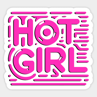 Hot Girl Sticker
